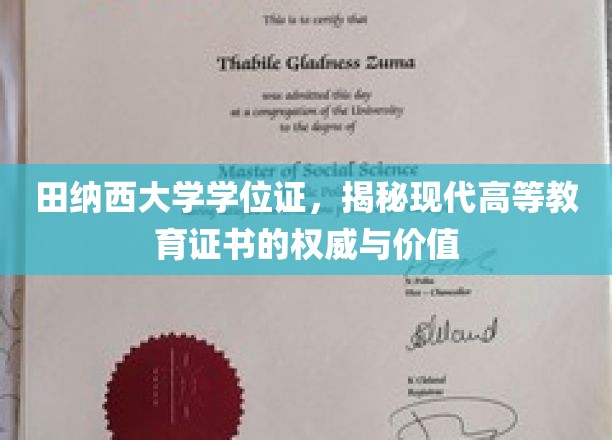 解码田纳西大学学位证，现代教育认证的权威之光